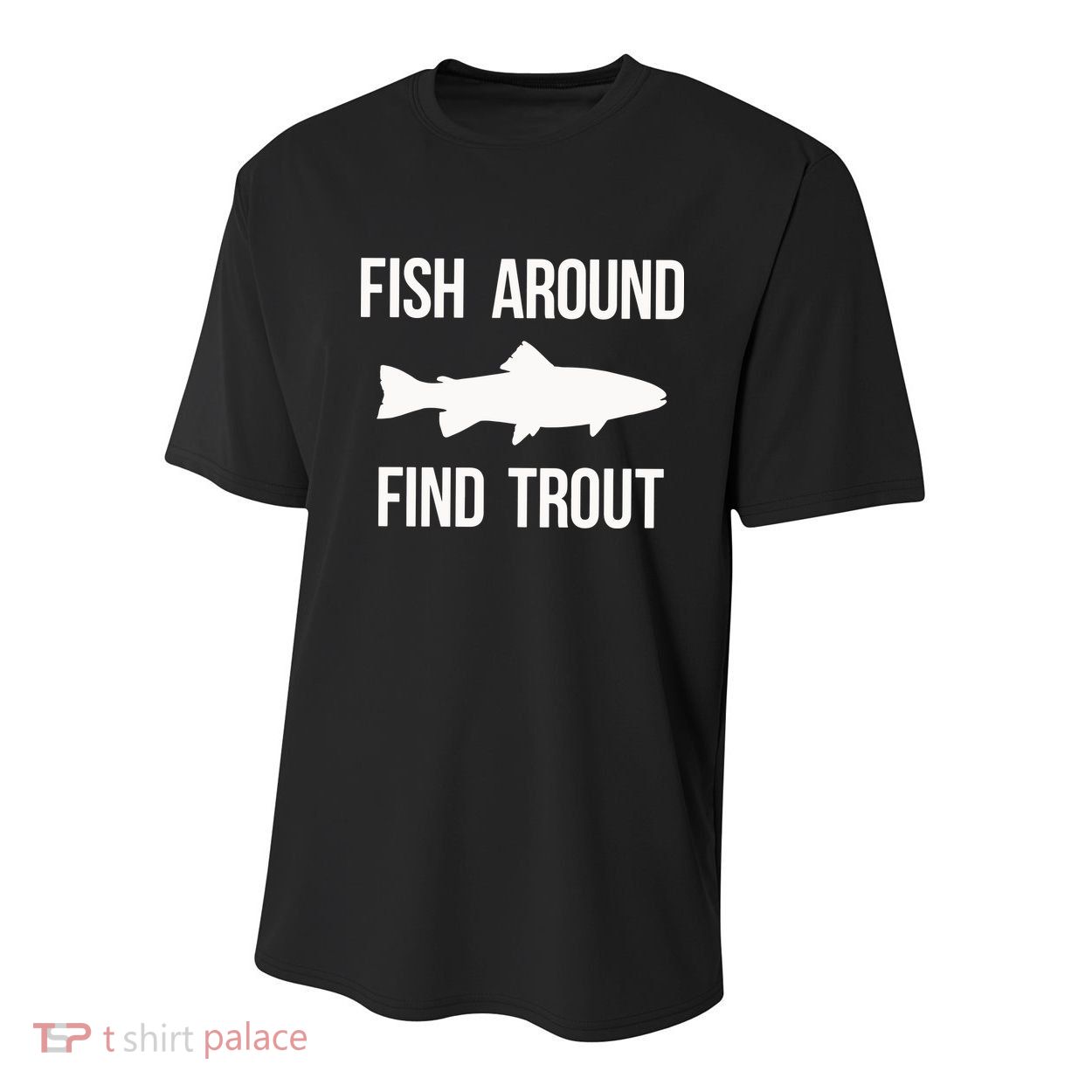 Ish Around Find Trout Youth Performance Sprint T-Shirt