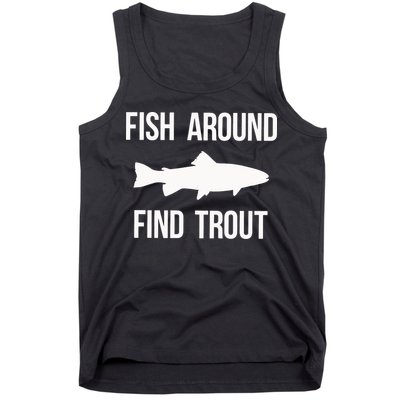 Ish Around Find Trout Tank Top