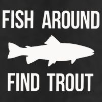 Ish Around Find Trout Golf Towel