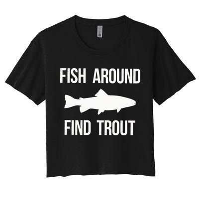 Ish Around Find Trout Crop Top
