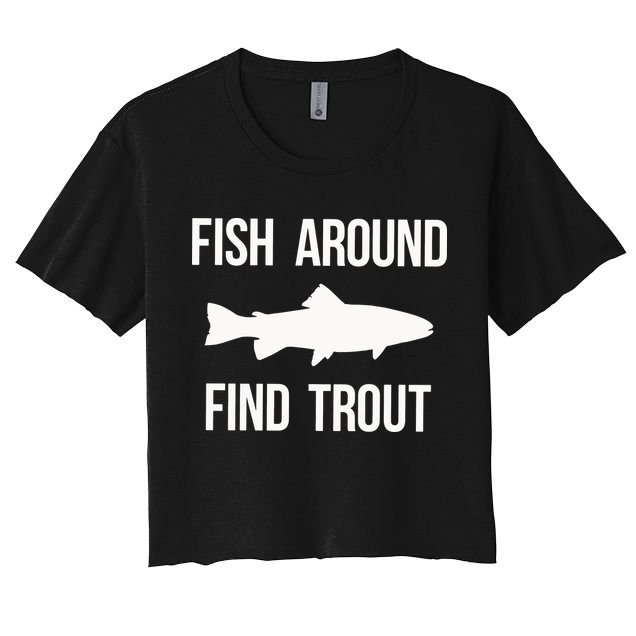 Ish Around Find Trout Crop Top