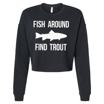 Ish Around Find Trout Cropped Pullover Crew