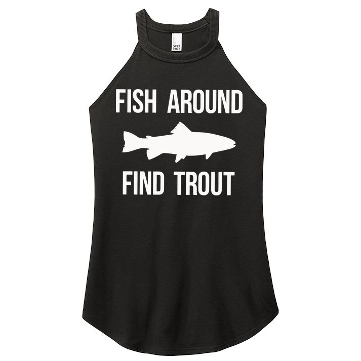 Ish Around Find Trout Women's Perfect Tri Rocker Tank