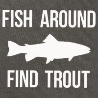 Ish Around Find Trout Cotton Canvas Backpack