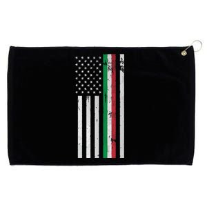 Italian American Flag Italian American Pride Grommeted Golf Towel