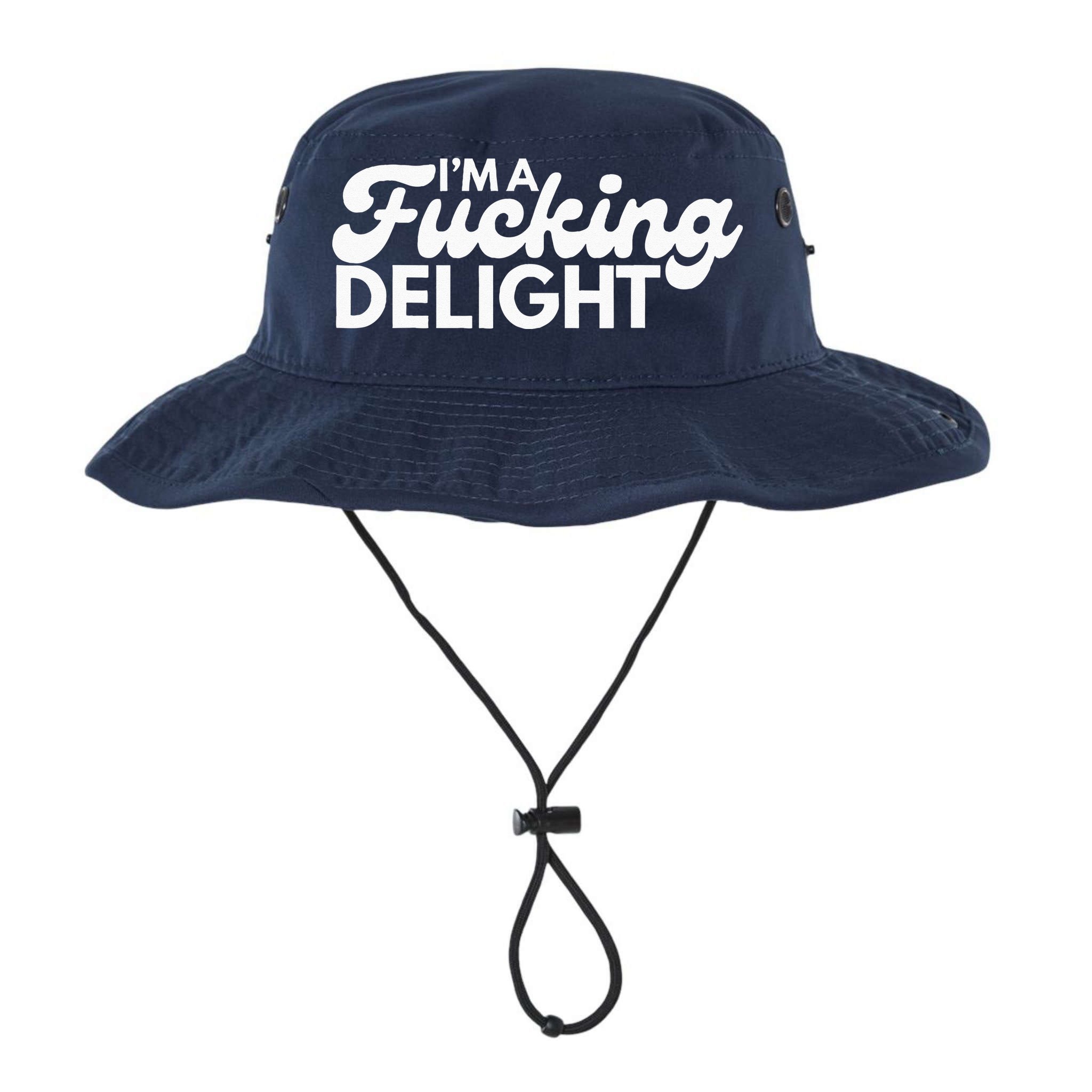 I'm A Fucking Delight Funny Sarcasm Bucket Hat