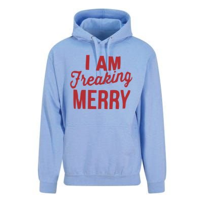 I Am Freaking Merry Xmas Funny Christmas Gift Unisex Surf Hoodie