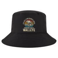 ItS All Fun And Games Until Someone Loses A Walleye Fishing Cool Comfort Performance Bucket Hat