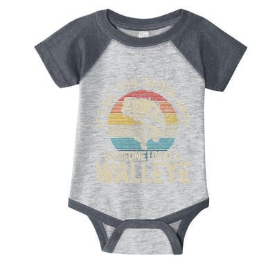 ItS All Fun And Games Until Someone Loses A Walleye Fishing Infant Baby Jersey Bodysuit