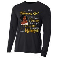 im a february black wo aquarius birthday s Cooling Performance Long Sleeve Crew