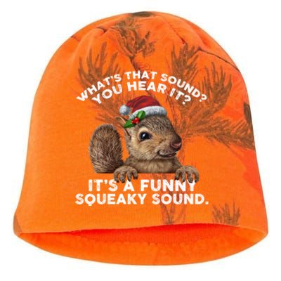 ItS A Funny Squeaky Sound Gift Funny Christmas Squirrel Cool Gift Kati - Camo Knit Beanie