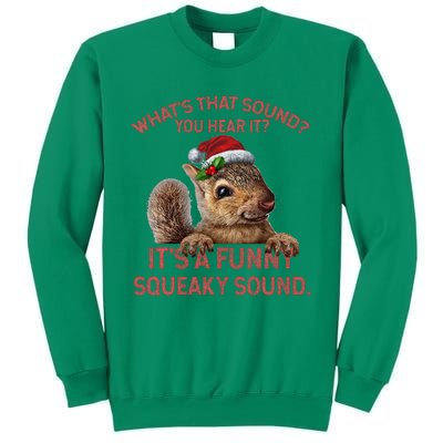 ItS A Funny Squeaky Sound Christmas Squirrel Sweatshirt