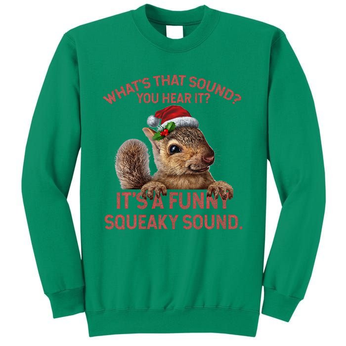 ItS A Funny Squeaky Sound Christmas Squirrel Sweatshirt