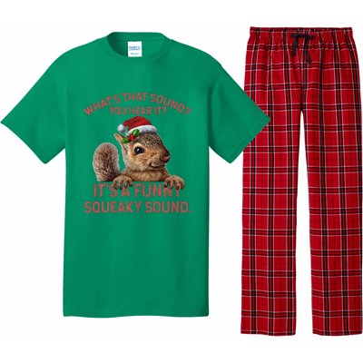 ItS A Funny Squeaky Sound Christmas Squirrel Pajama Set