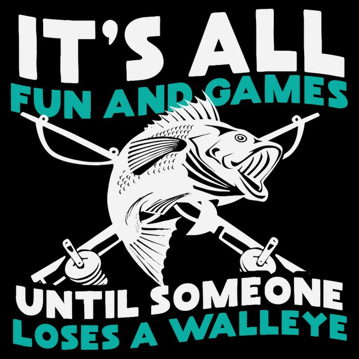 ItS All Fun And Games Until Someone Loses A Walleye Impact Tech Backpack