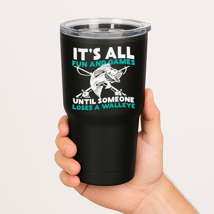 ItS All Fun And Games Until Someone Loses A Walleye Tumbler
