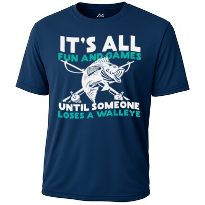 ItS All Fun And Games Until Someone Loses A Walleye Performance Shirt