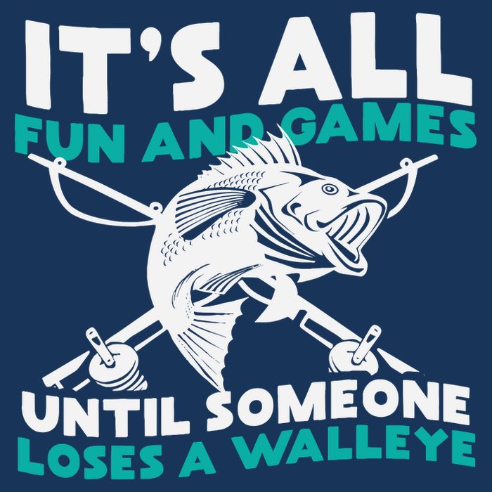 ItS All Fun And Games Until Someone Loses A Walleye Baby Bodysuit