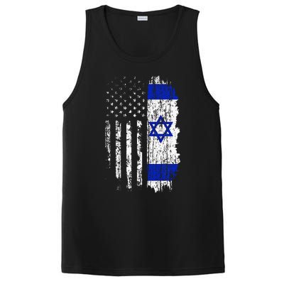 Israeli American Flag Pride Israel Usa Israeli PosiCharge Competitor Tank