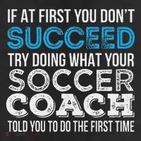 If At First You Don't Succeed Funny Soccer Coach Thank You 25L Jumbo Tote