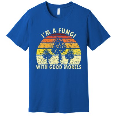 IM A Fungi Funny Mushroom Foraging Fungihunter Premium T-Shirt