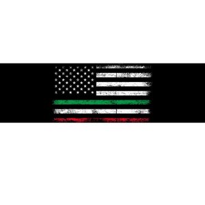 Italian American Flag Italy Flag  Bumper Sticker