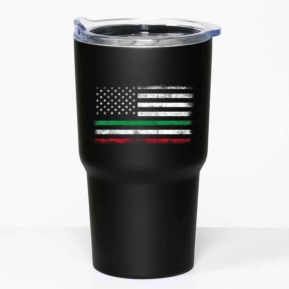 Italian American Flag Italy Flag  Tumbler