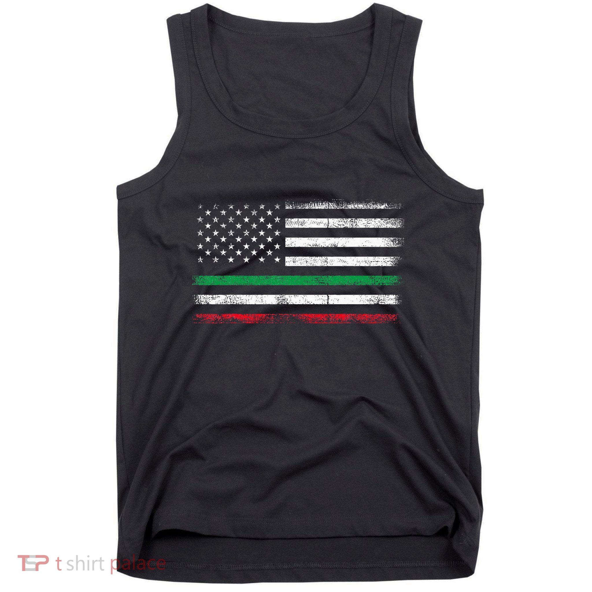 Italian American Flag Italy Flag  Tank Top