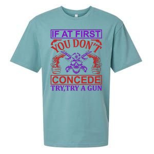 If At First You Don't Concede Try A Gun Sueded Cloud Jersey T-Shirt