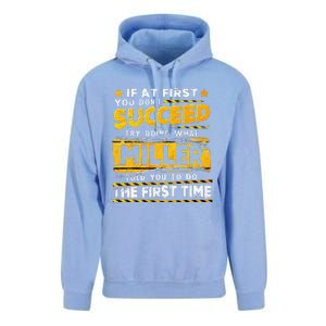 If At First You DonT Succeed Try Doing What Miller Unisex Surf Hoodie