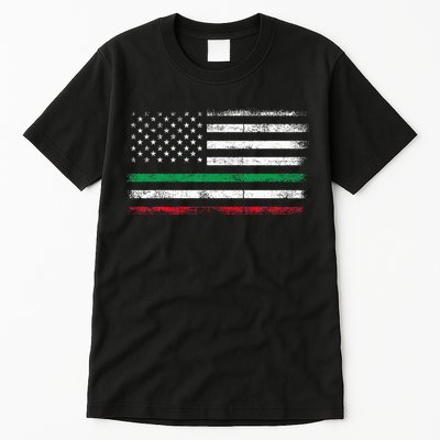 Italian American Flag Italy Flag Tall T-Shirt