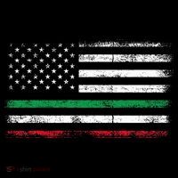 Italian American Flag Italy Flag Poster