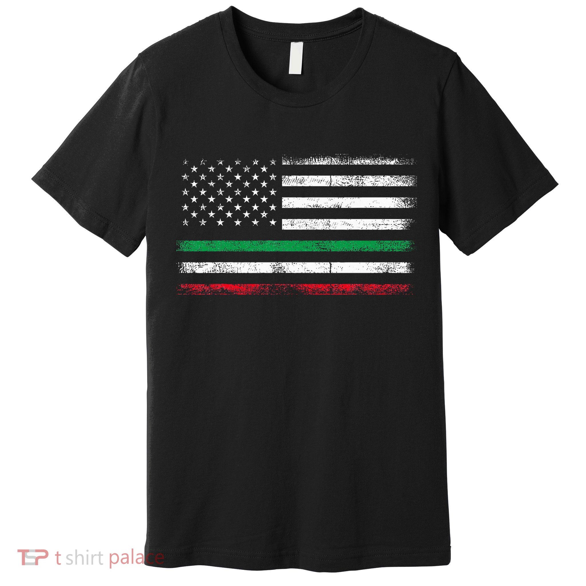 Italian American Flag Italy Flag Premium T-Shirt