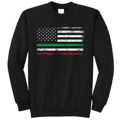 Italian American Flag Italy Flag Tall Sweatshirt