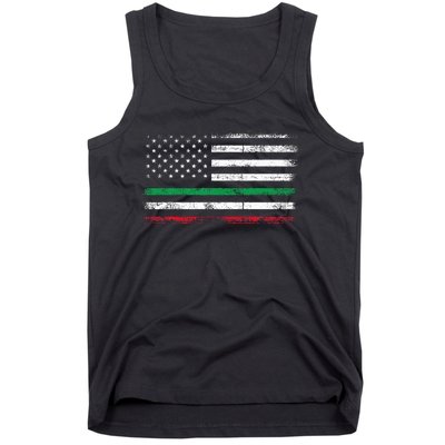 Italian American Flag Italy Flag Tank Top