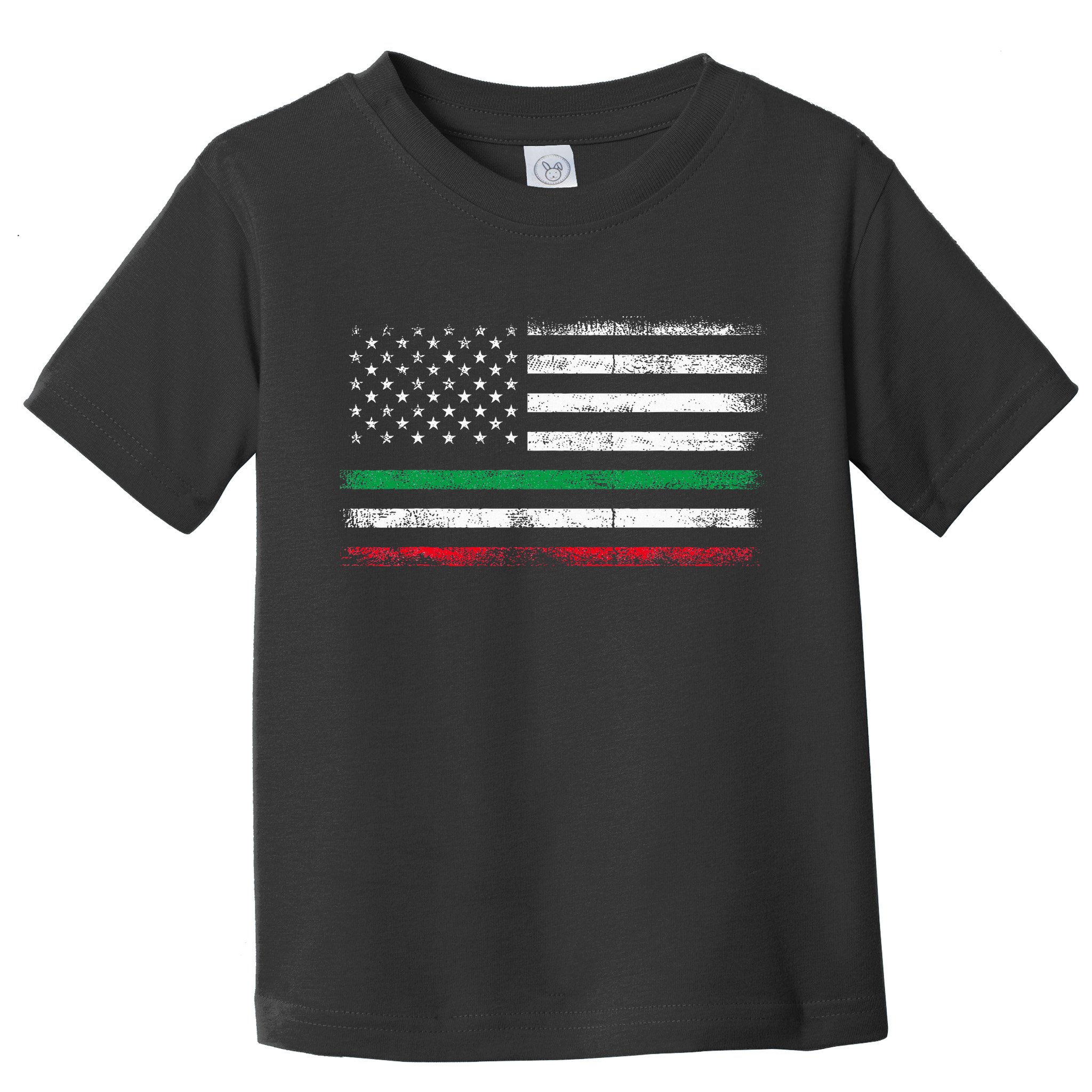 Italian American Flag Italy Flag Toddler T-Shirt