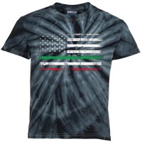 Italian American Flag Italy Flag Kids Tie-Dye T-Shirt