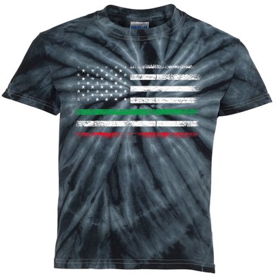 Italian American Flag Italy Flag Kids Tie-Dye T-Shirt