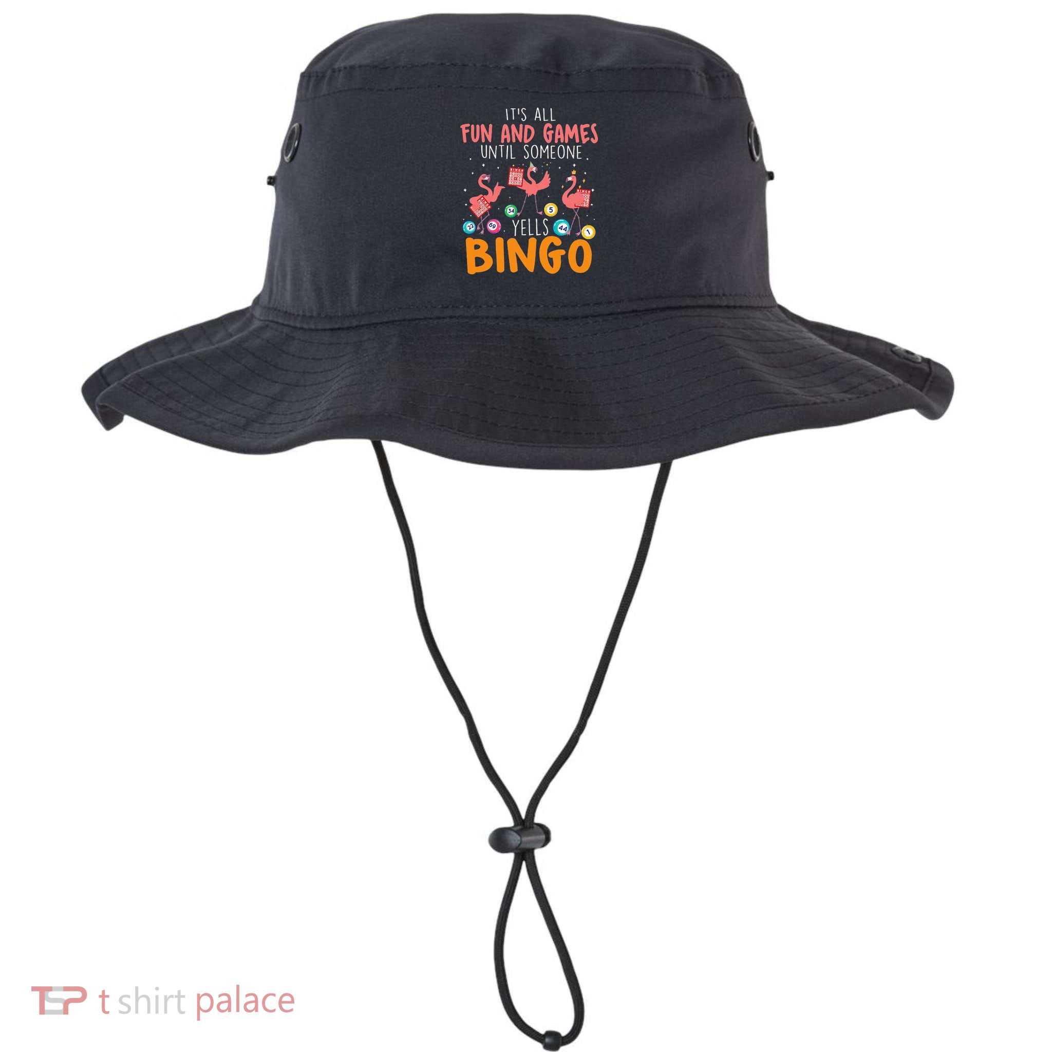 Its All Fun And Games Until Someone Yells Bingo Lover Bucket Hat