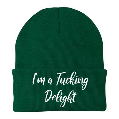 Im A Fucking Delight Funny Sassy Bitchy Knit Cap Winter Beanie