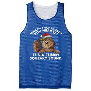 ItS A Funny Squeaky Sound Funny Gift Funny Christmas Squirrel Gift Mesh Reversible Basketball Jersey Tank