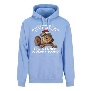 ItS A Funny Squeaky Sound Funny Gift Funny Christmas Squirrel Gift Unisex Surf Hoodie