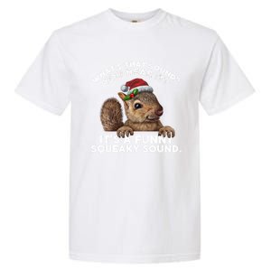 ItS A Funny Squeaky Sound Funny Gift Funny Christmas Squirrel Gift Garment-Dyed Heavyweight T-Shirt