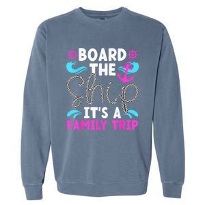 It's A Family Cruise Trip 2024 Family Cruising Vacation Garment-Dyed Sweatshirt