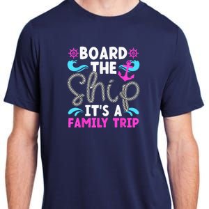 It's A Family Cruise Trip 2024 Family Cruising Vacation Adult ChromaSoft Performance T-Shirt