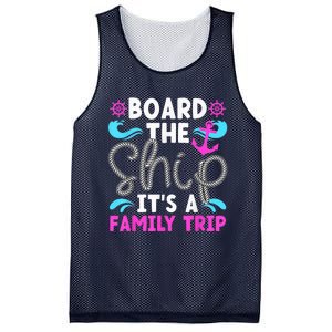 It's A Family Cruise Trip 2024 Family Cruising Vacation Mesh Reversible Basketball Jersey Tank