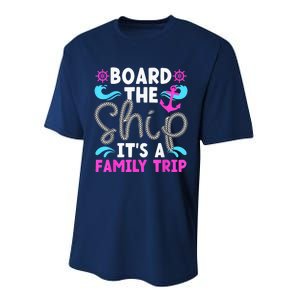 It's A Family Cruise Trip 2024 Family Cruising Vacation Performance Sprint T-Shirt