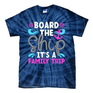 It's A Family Cruise Trip 2024 Family Cruising Vacation Tie-Dye T-Shirt