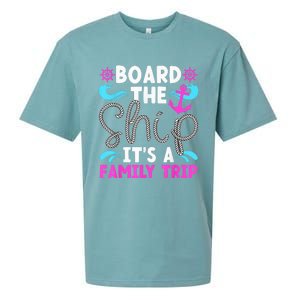 It's A Family Cruise Trip 2024 Family Cruising Vacation Sueded Cloud Jersey T-Shirt