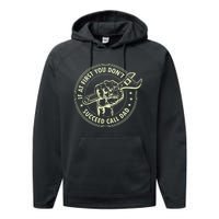 If At First You DonT Succeed Call Dad Performance Fleece Hoodie